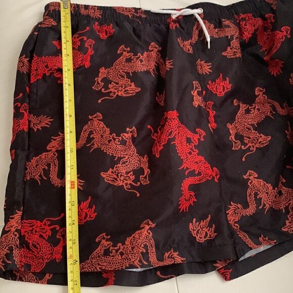 Shein the Dragons Print Men’s Swimming Shorts Size XL - Picture 4 of 6